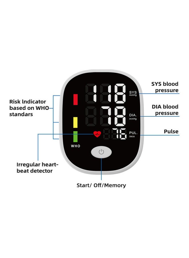 Arabest Automatic Digital Blood Pressure Monitor - Image 2