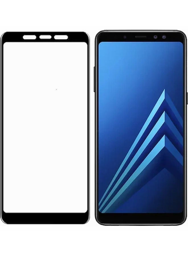موكوم لاصقة حماية للشاشة من الزجاج المقوى 9D لهاتف سامسونج جالاكسي A7 2018