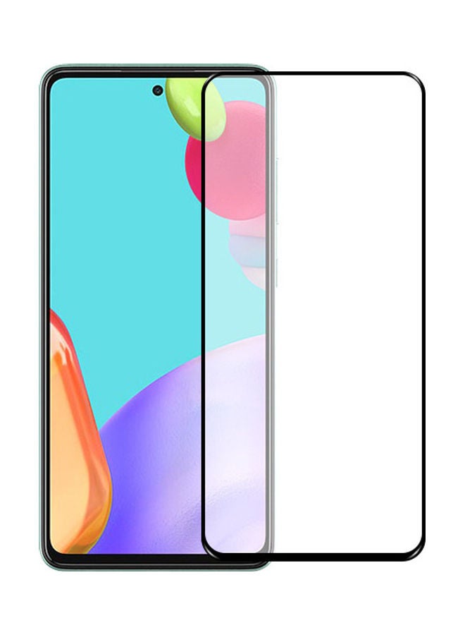 MOCOM 9D Tempered Glass Screen Protector For Samsung Galaxy A52 Black/Clear