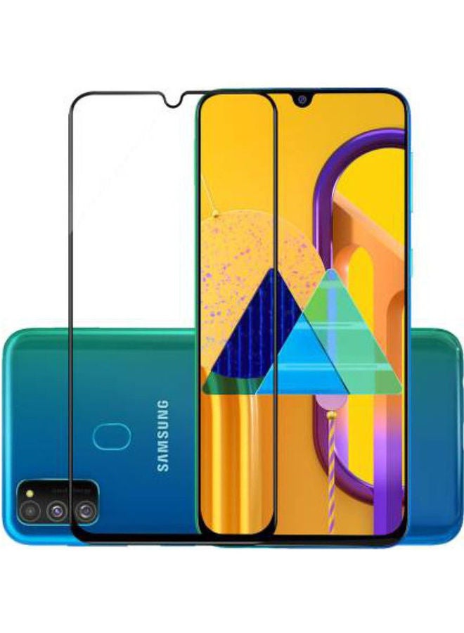 MOCOM 9D Tempered Glass Screen Protector For Samsung Galaxy A50s Black/Clear