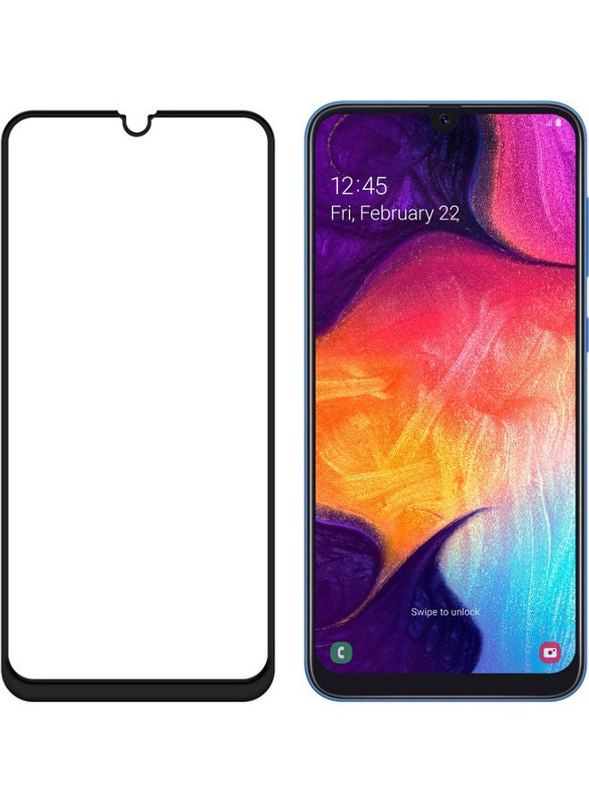 موكوم لاصقة حماية للشاشة من الزجاج المقوى 9D لهاتف سامسونج جالاكسي A30S