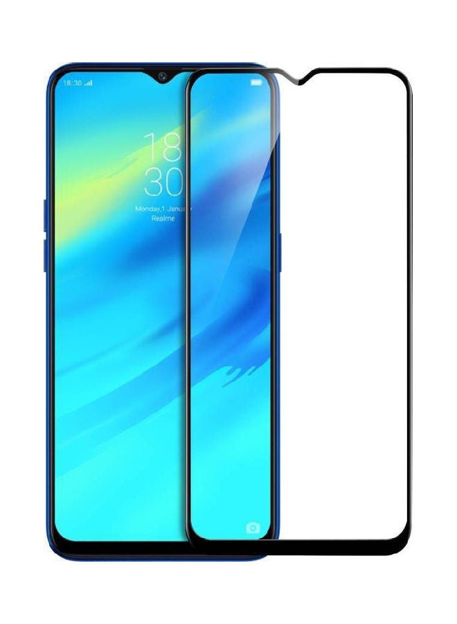MOCOM 9D Tempered Glass Screen Protector For Samsung Galaxy A10s Black/Clear 