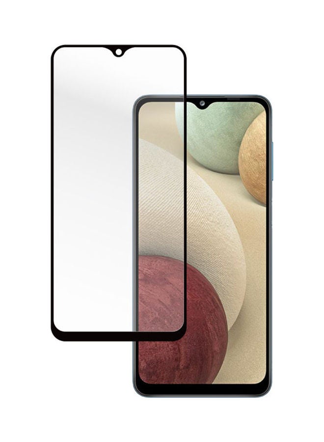 MOCOM 9D Tempered Glass Screen Protector For Samsung Galaxy A02s Black/Clear 