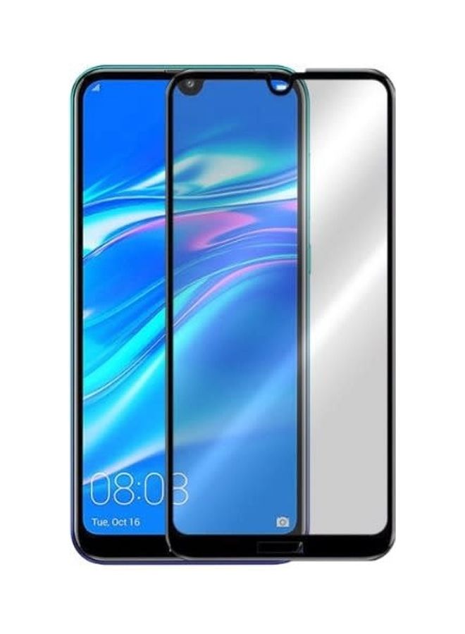 MOCOM 9D Tempered Glass Screen Protector For Huawei Y7 2019 Black/Clear 