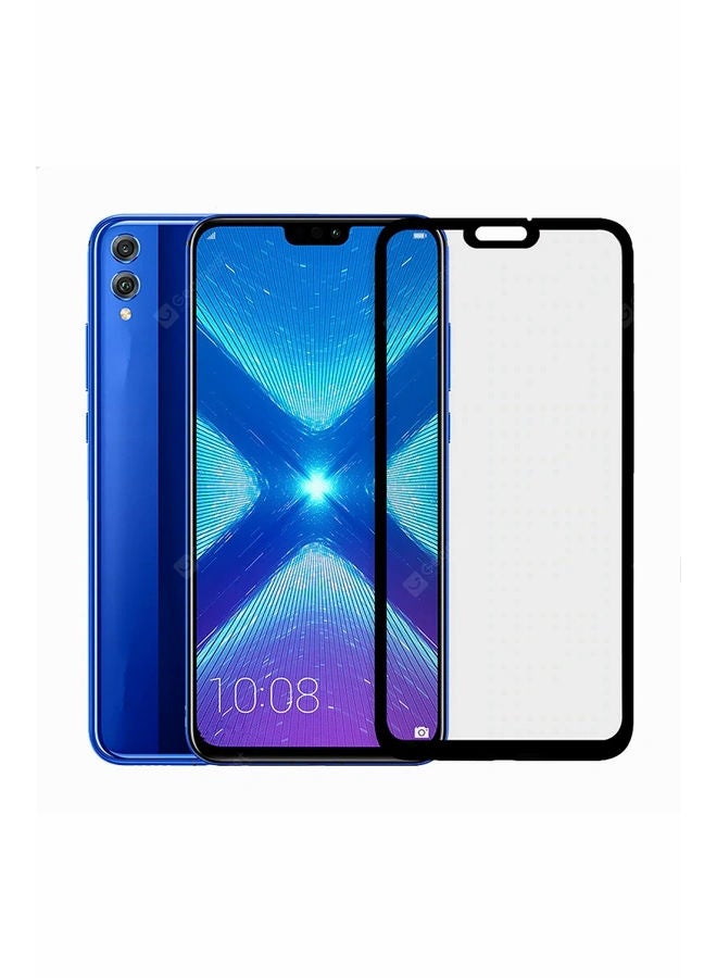 MOCOM 9D Tempered Glass Screen Protector For Huawei Honor 8X Black/Clear 