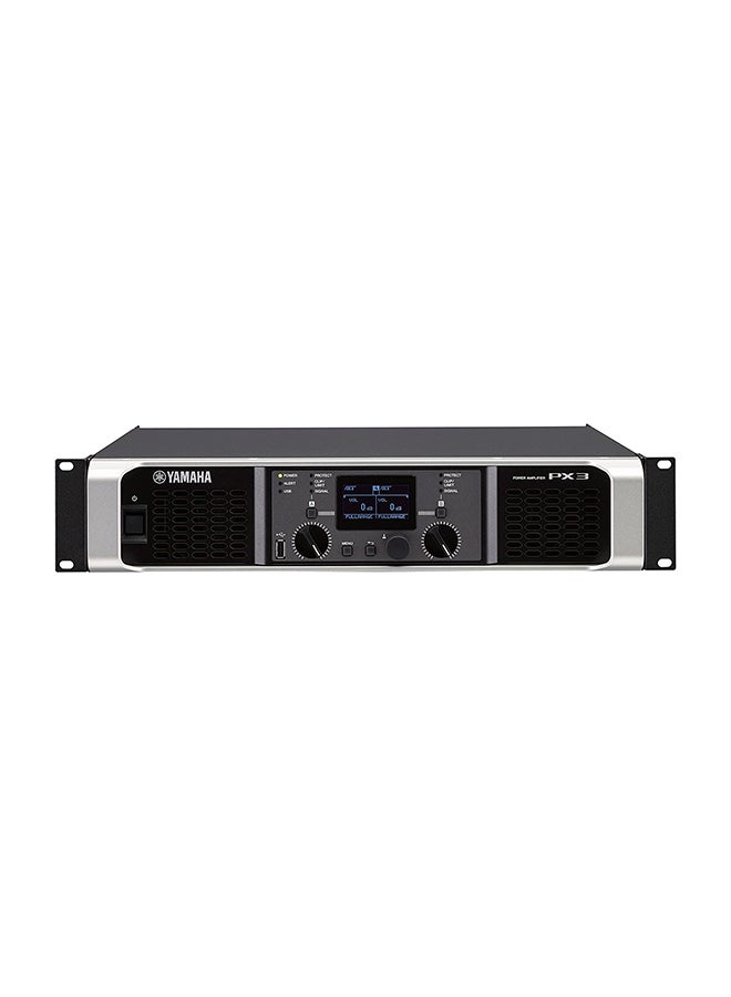 YAMAHA PX3 Dual Channel 2x500W Lightweight Power Amplifier PX3_A046 Black/Grey - Image 1