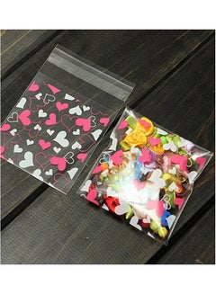 100-Piece Heart Shaped Candy Bags Set Multicolour - v1623048606/N48011905A_1