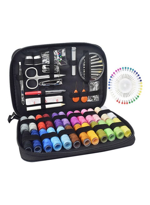 130-Piece Thread Spool Sewing Tool Kit Multicolour
