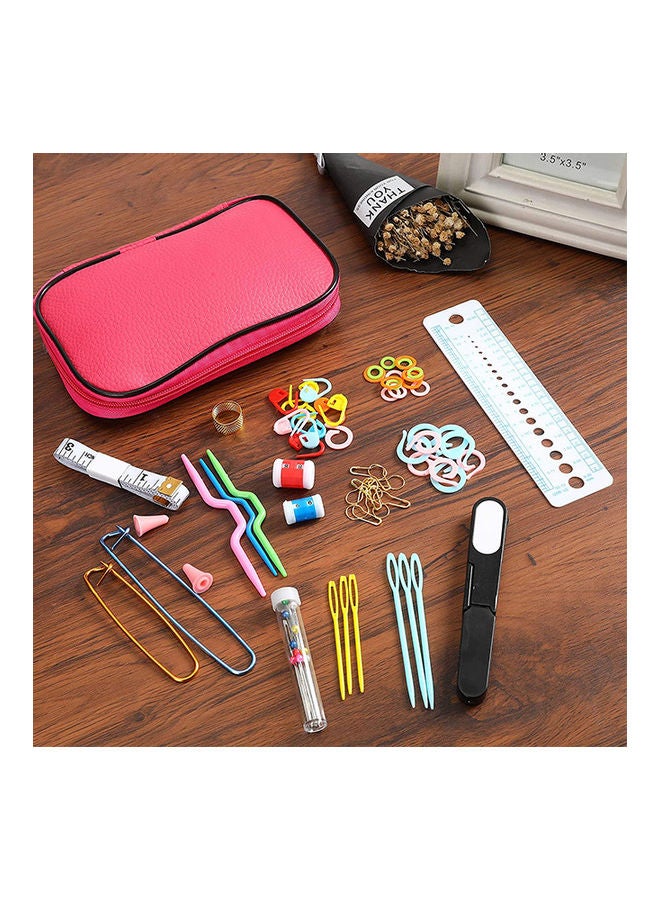 100-Piece Crochet Hooks And Accessories Set Multicolour  - Image 5