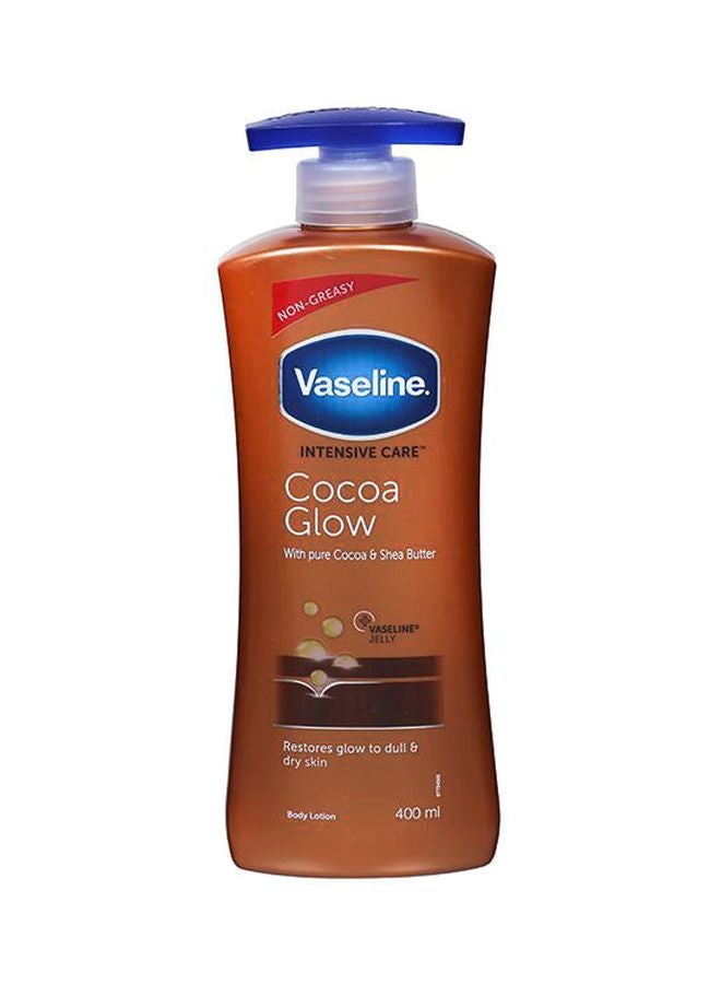 فازلين لوشن الجسم إنتينسيف كير كاكاو جلو بني/ أزرق/ أبيض 400ملليلتر - Image 1