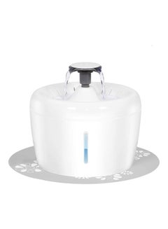 XiuWoo Automatic Pet Drinking Water Fountain White  - Image 1
