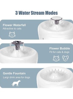 XiuWoo Automatic Pet Drinking Water Fountain White  - Image 3