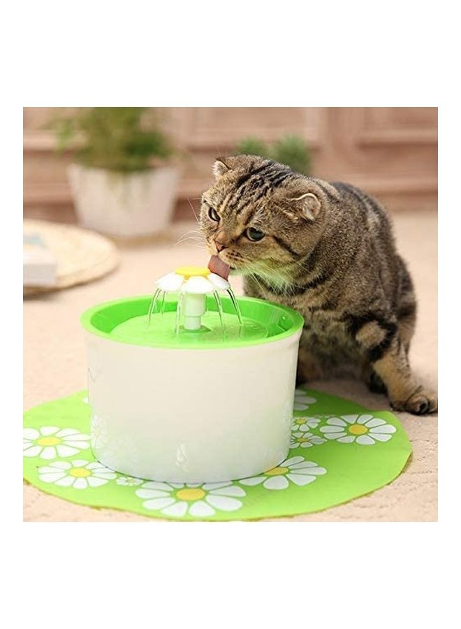 XiuWoo Automatic Pet Drinking Water Fountain White/Green - Image 4