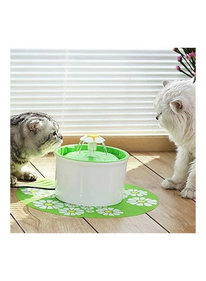XiuWoo Automatic Pet Drinking Water Fountain White/Green - Image 5
