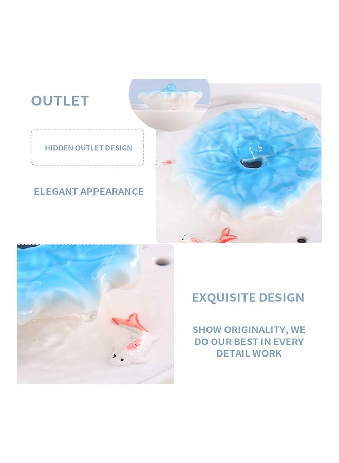 XiuWoo Automatic Pet Drinking Water Fountain White/Blue - Image 5