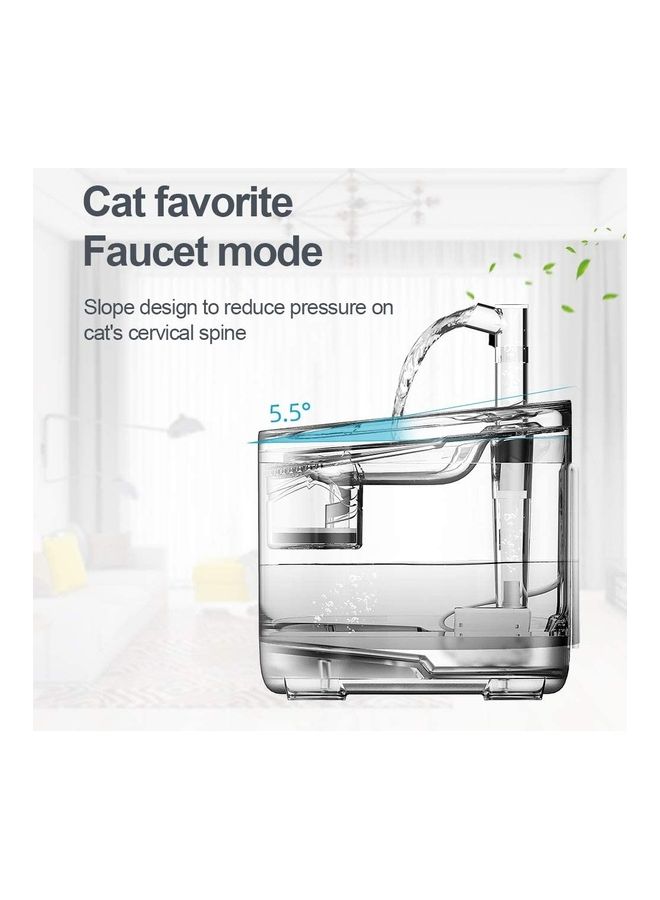 XiuWoo Automatic Pet Drinking Water Fountain Clear - Image 4