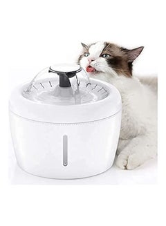 XiuWoo Automatic Pet Drinking Water Fountain White  - Image 1