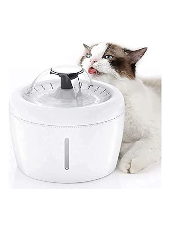 XiuWoo Automatic Pet Drinking Water Fountain White  - Image 1