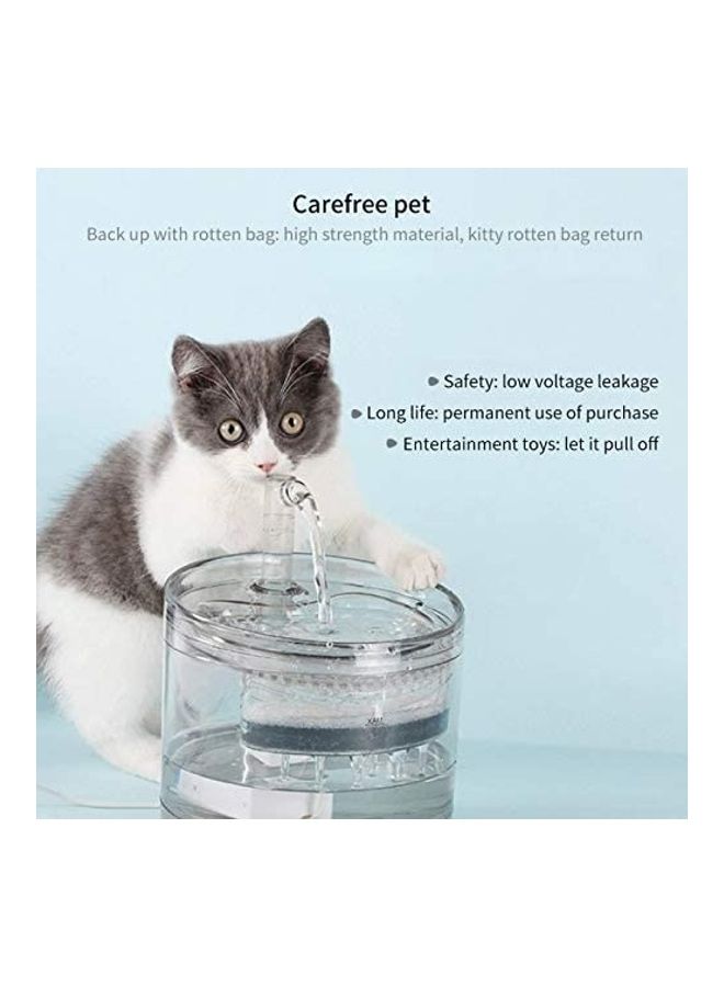 XiuWoo Automatic Pet Drinking Water Fountain Clear - Image 2