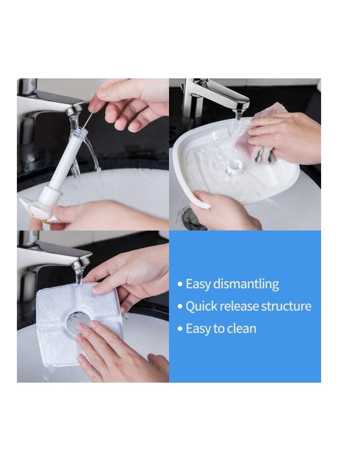 XiuWoo Automatic Pet Drinking Water Fountain White/Blue - Image 3