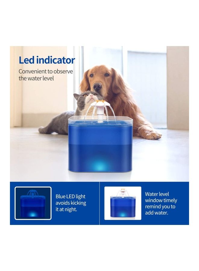 XiuWoo - Automatic Pet Drinking Water Fountain Blue - Image 1