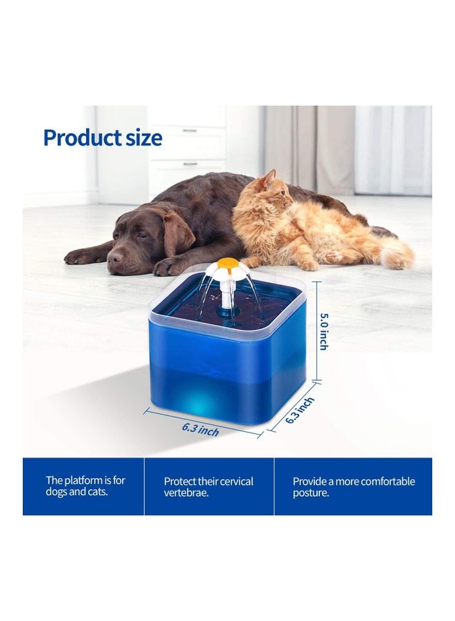 XiuWoo - Automatic Pet Drinking Water Fountain Blue - Image 1