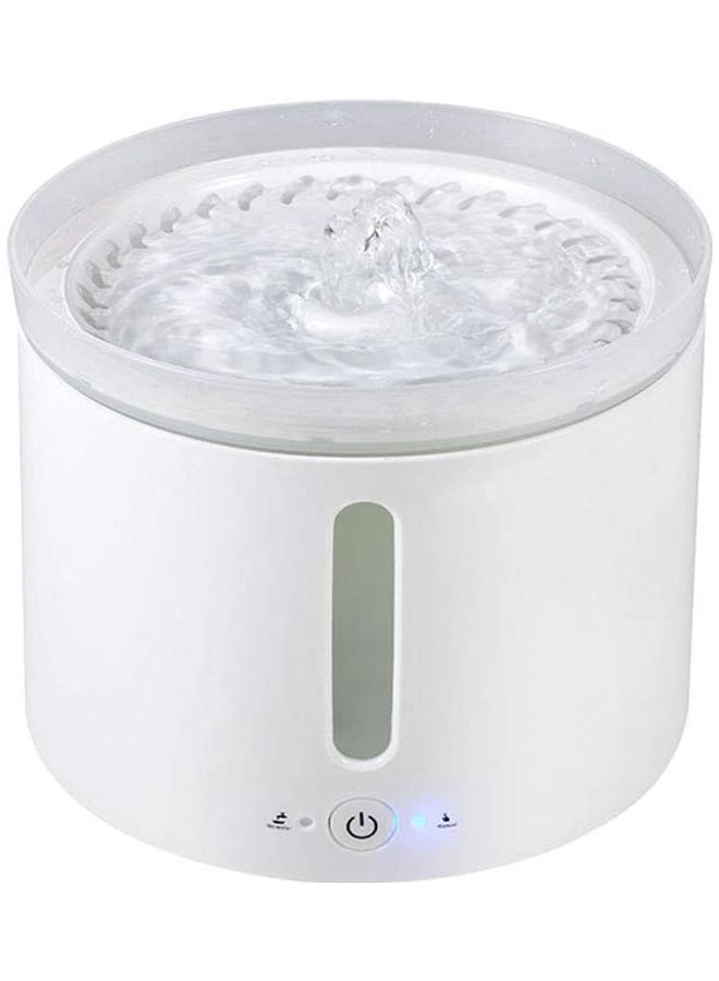 XiuWoo Automatic Pet Drinking Water Fountain White - Image 1