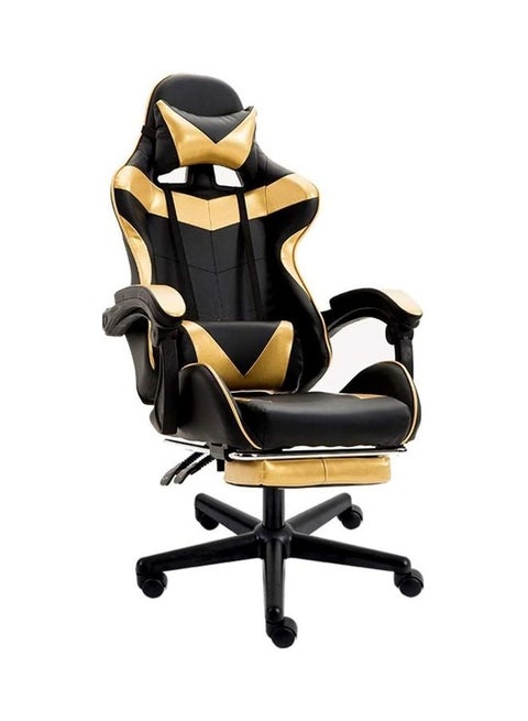 Ergonomically Designed Super Comfort High Back Gaming Chair With Headrest Pillow, Lumbar Cushion And Retractable Footrest