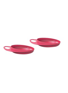 Nuvita 2-Piece Smart Dish Set - Pink  - Image 2