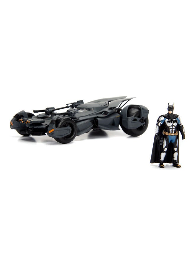 JADA Toys Batman Justice League Batmobile Die-Cast, Toys for Kids and Adults – 1:24 Scale, Black 11.43cm - Image 4