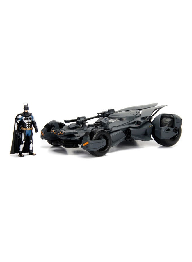 JADA Toys Batman Justice League Batmobile Die-Cast, Toys for Kids and Adults – 1:24 Scale, Black 11.43cm - Image 5