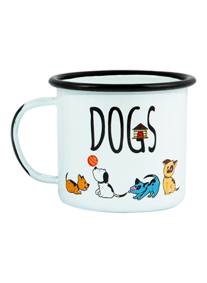 Biggdesign Pack of 2 Dogs Enamel Mugs Set Multicolour 2 x 100ml  - Image 4
