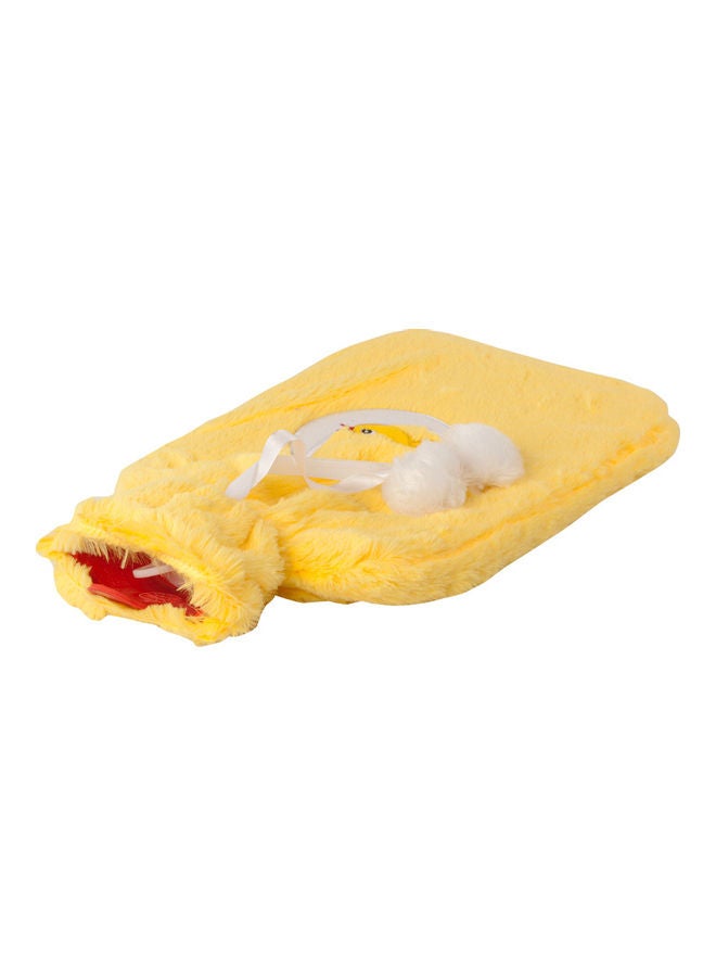 Biggdesign - Yellow Bird Hot Water Bag With Soft Plush Cover For Pain Relief - Image 1