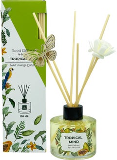 Gulf Orchid Tropical Mind Reed Diffuser Green 130ml 