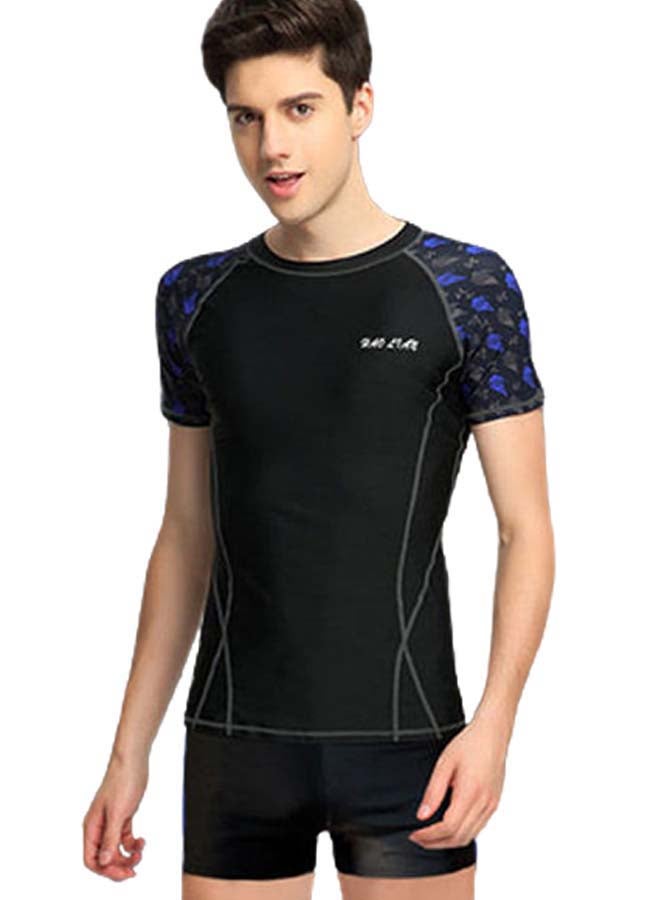 Beauenty - Swim Shorts And Crew Neck T-Shirt Black - Image 1