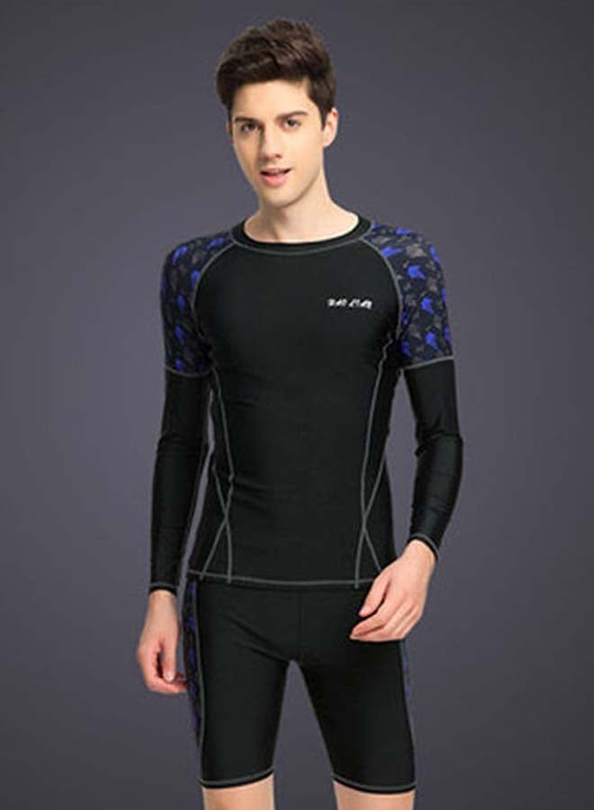 Beauenty - Swim Shorts And Crew Neck T-Shirt Black - Image 1