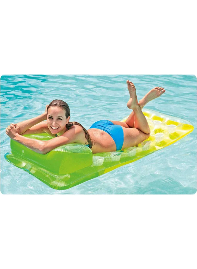 INTEX 18-Pocket Fashion Inflatable Floating Mats - Assortment 1.88mx71cm