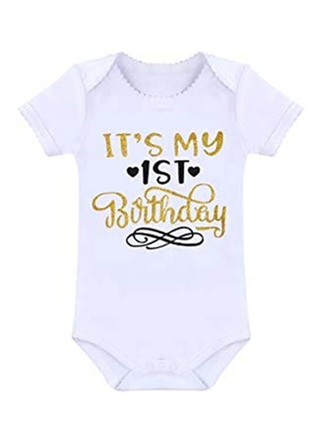 We Happy 1st Birthday Baby Girl Princess Party Costume Dress Black - Image 2