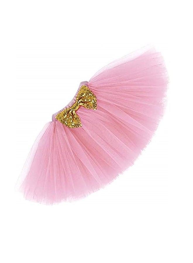 We Happy 1st Birthday Baby Girl Princess Party Costume Dress Baby Pink  - Image 3