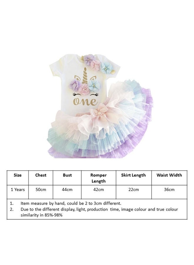 1st Birthday Baby Girl Princess Party Costume Unicorn Dress Purple - v1623055483/N46873850A_5