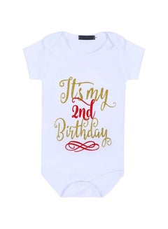 We Happy 2nd Birthday Baby Girl Princess Party Costume Dress Hot Pink  - Image 2