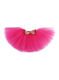 We Happy 2nd Birthday Baby Girl Princess Party Costume Dress Hot Pink  - Image 3