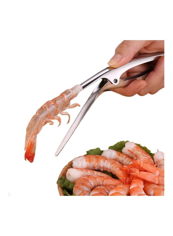 Stainless Steel Shrimp Peeler Silver - Image 1