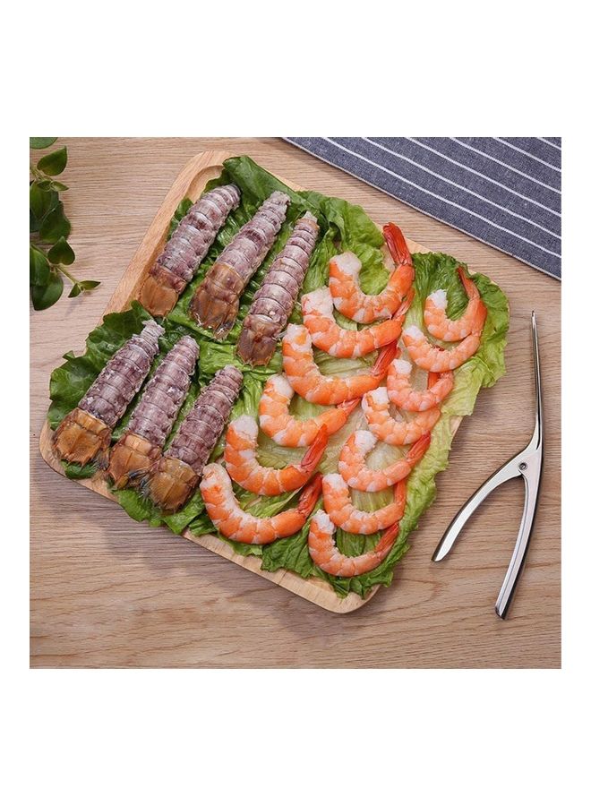Stainless Steel Shrimp Peeler Silver - Image 3