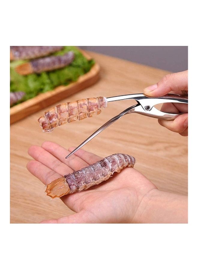 Stainless Steel Shrimp Peeler Silver - Image 5