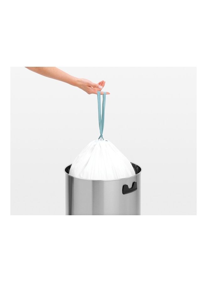 brabantia Push Bin With Swing Lid, 60L Matt Steel 81 x 40cm  - Image 4