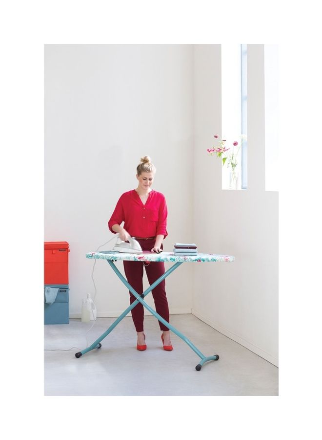 brabantia - Ironing Board Size D With Silicon Heat Pad Botanical 135 x 45cm - Image 1