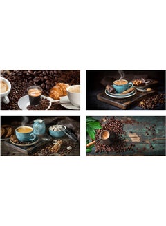 Sasb 4-Piece Wall Painting Multicolour 40 x 20cm  - Image 1