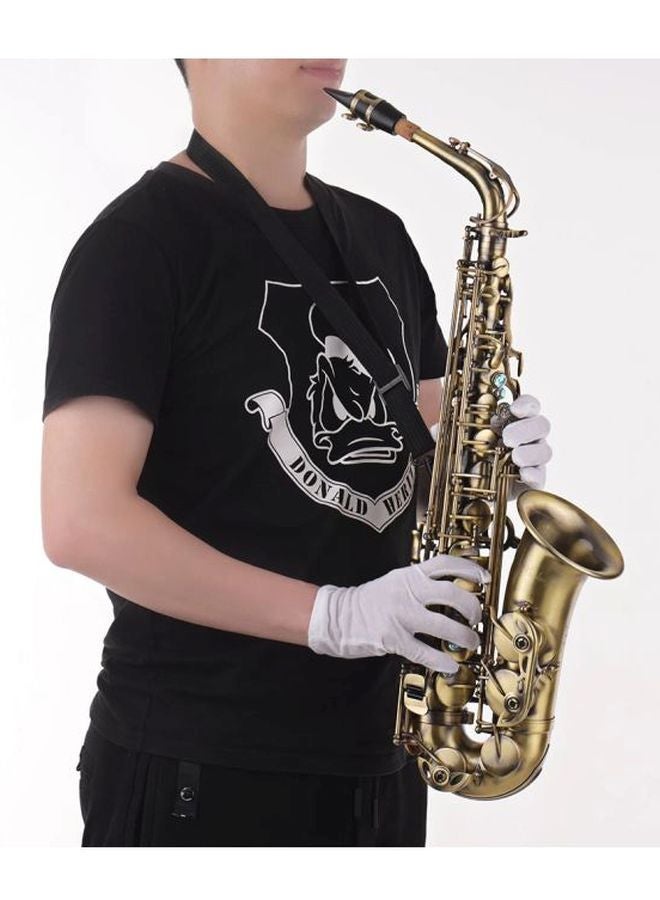 Muslady Antique Finish E-Flat Alto Saxophone With Padded Carry Case  - Image 3