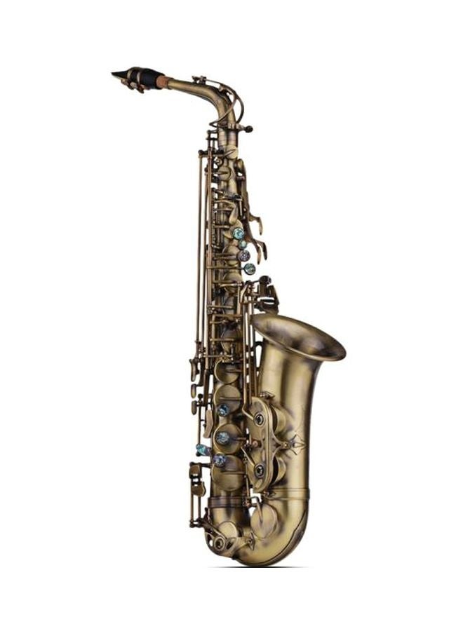 Muslady Antique Finish E-Flat Alto Saxophone With Padded Carry Case  - Image 2